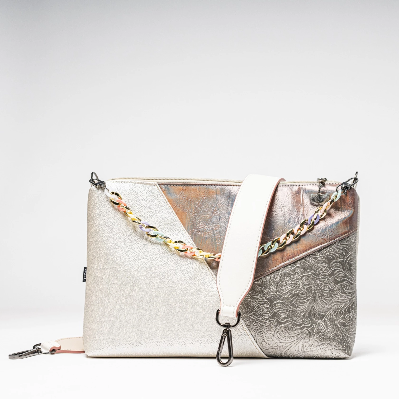 Mini-cross crema beige Mini-cross crema beige
