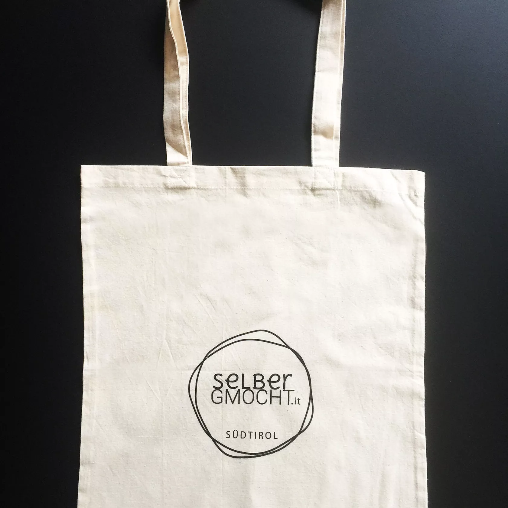 SelberGMOCHT Baumwolltasche Natur