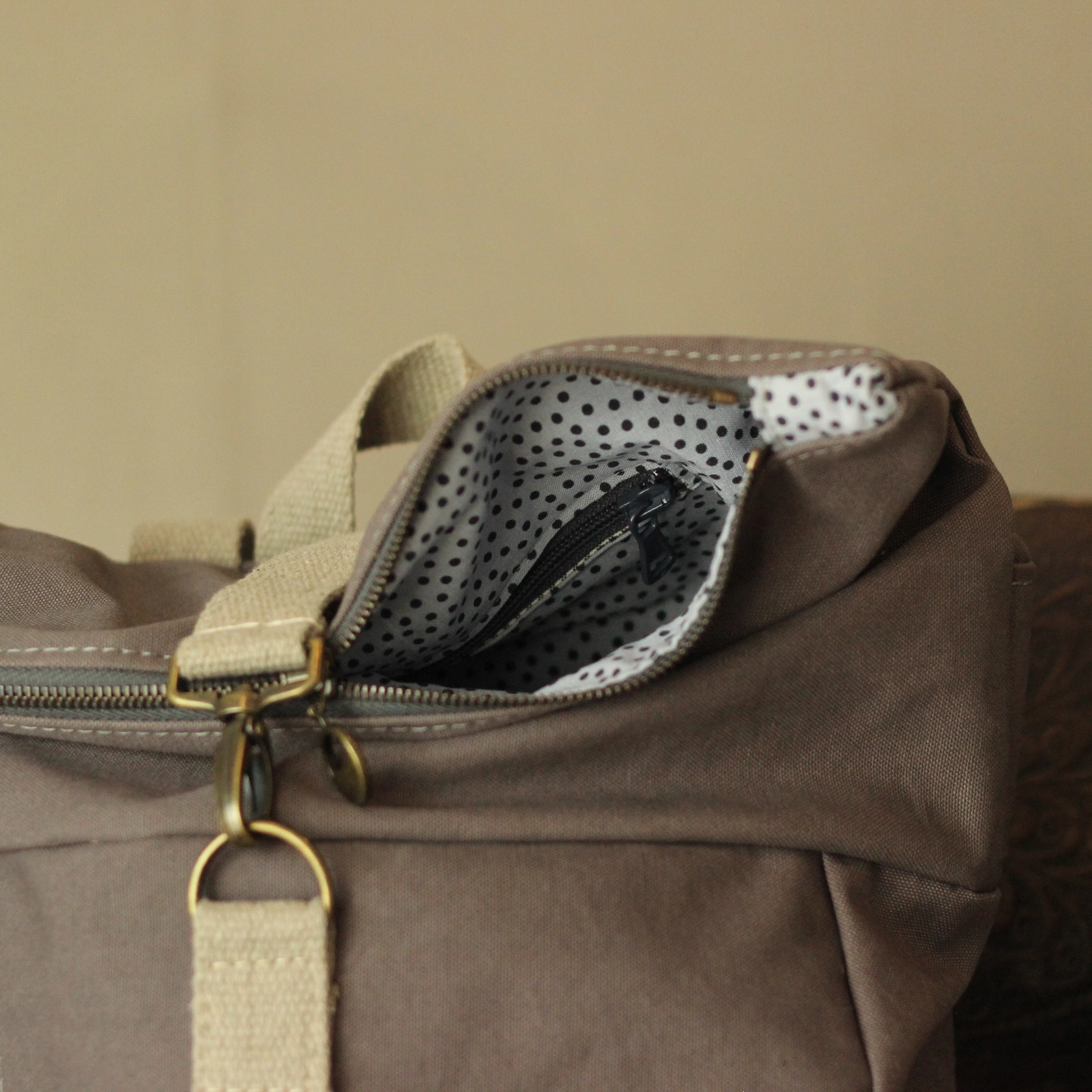 zaino rinforzato Rolltop "FRED" grigio zaino rinforzato Rolltop "FRED" grigio