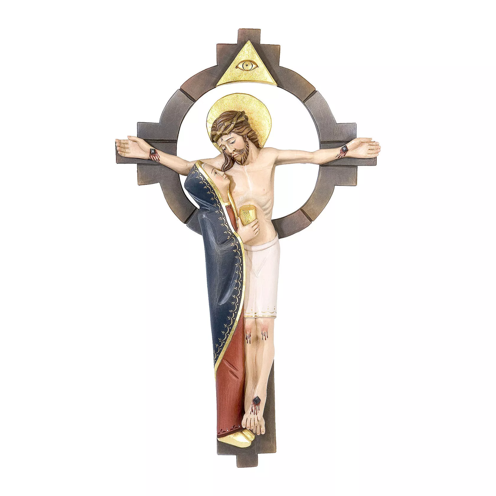 Christus mit Maria und Symbolen Christus mit Maria und Symbolen