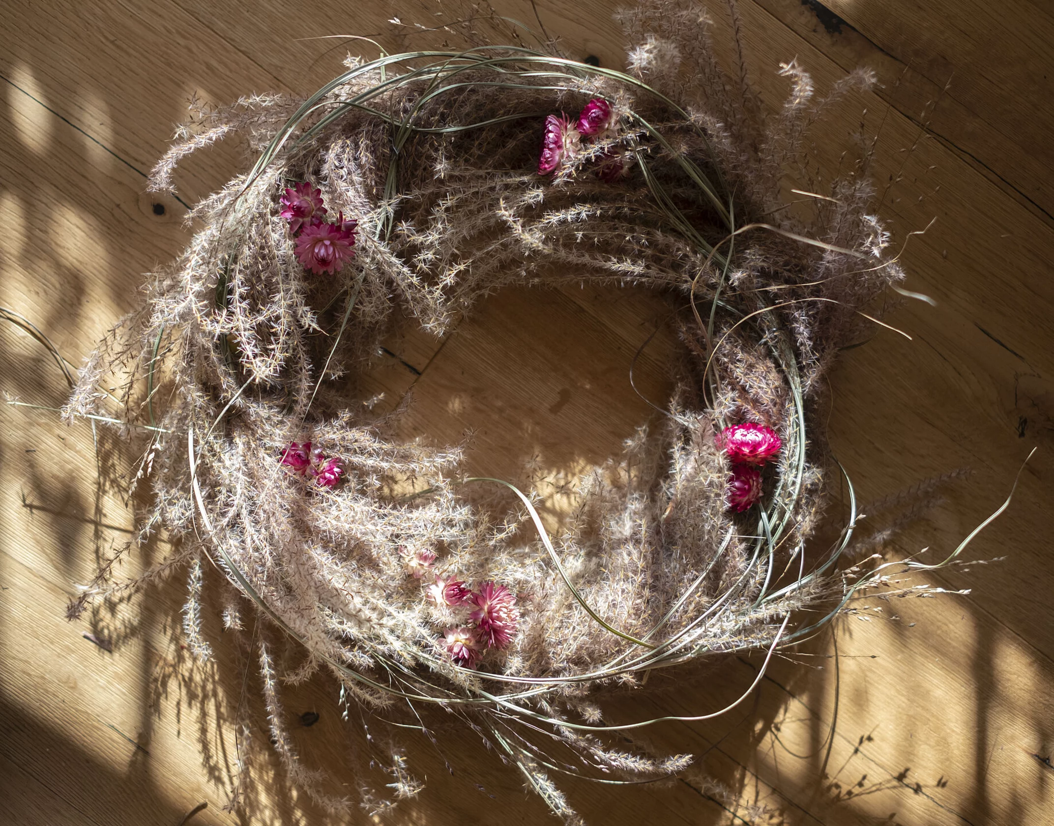 Kranz Rosa Gräsertraum