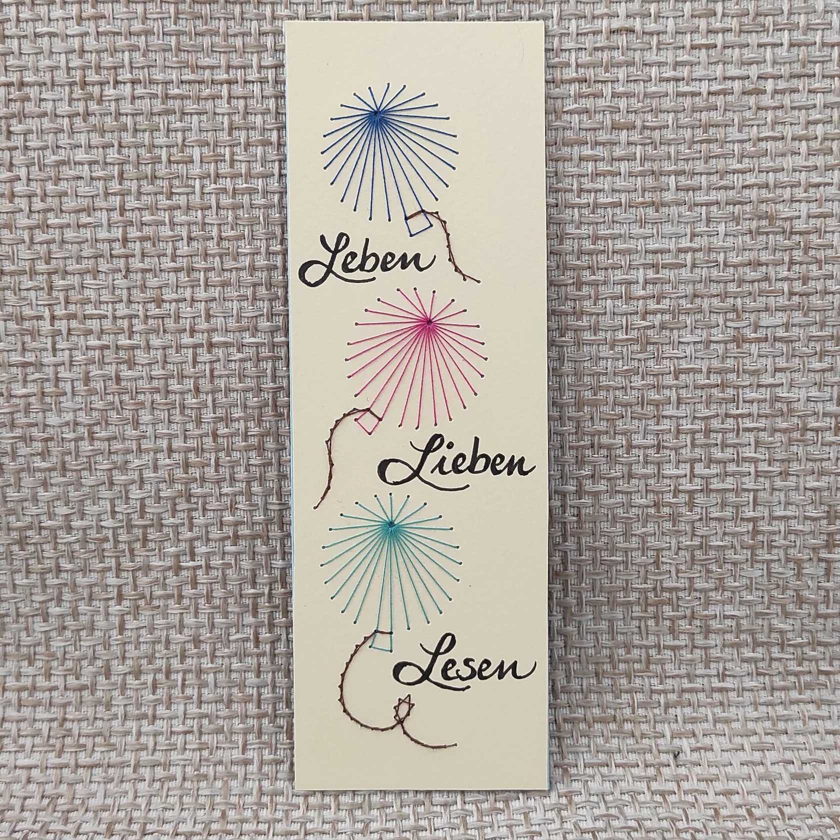Lesezeichen 5x10 cm