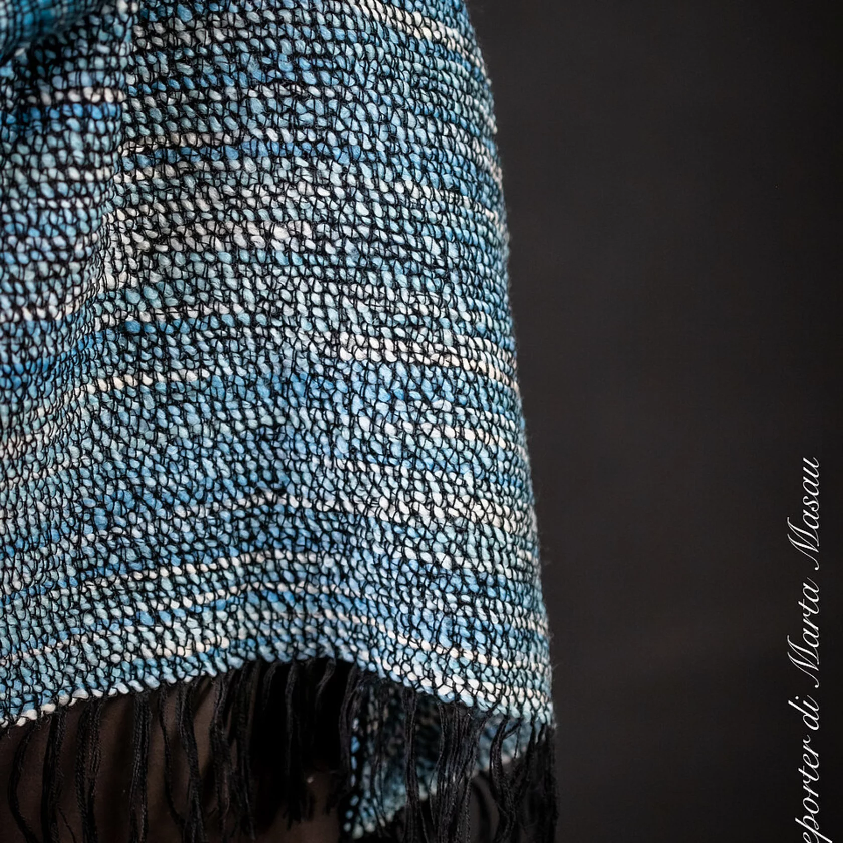 Grün-blauer Schal Grün-blauer Schal