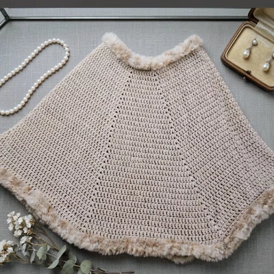 Eleganter Merino Poncho