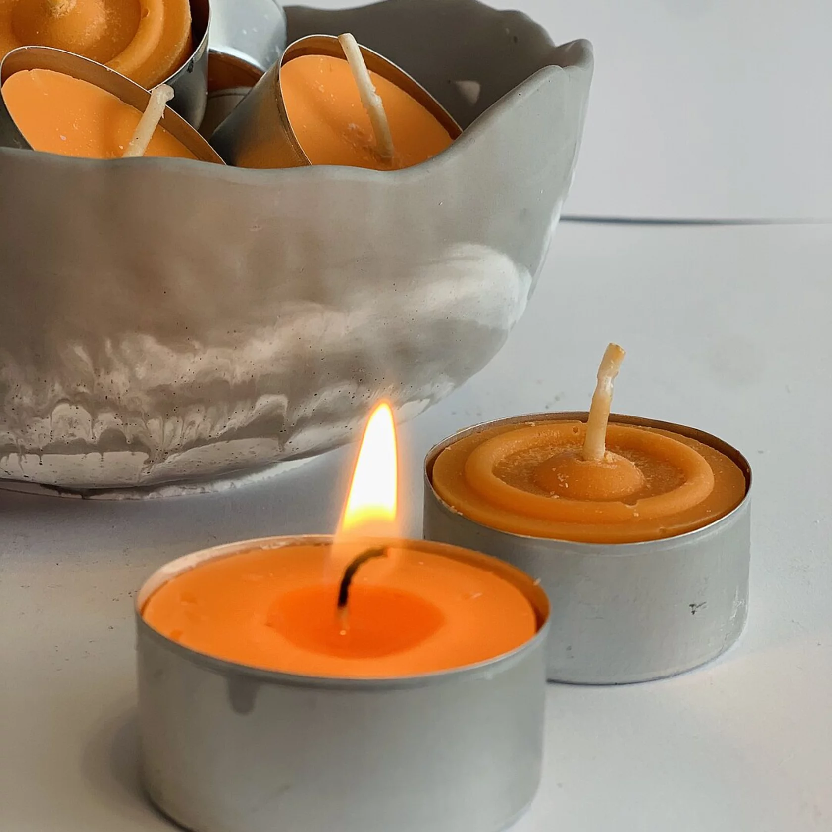 Teelichter Orange Teelichter Orange