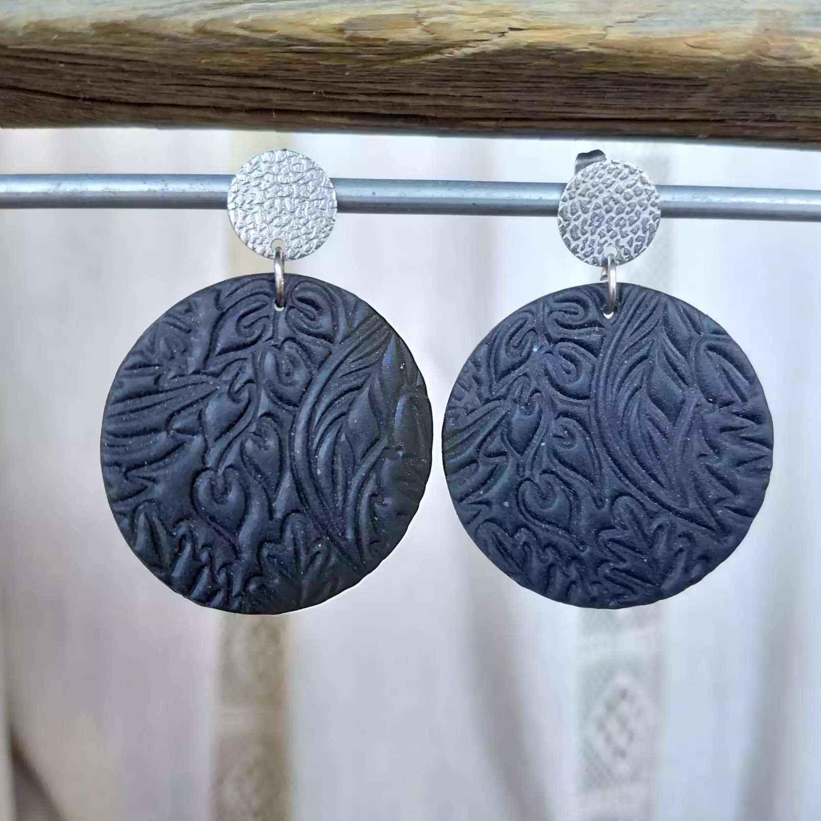 Orecchini XL NERO Orecchini XL NERO