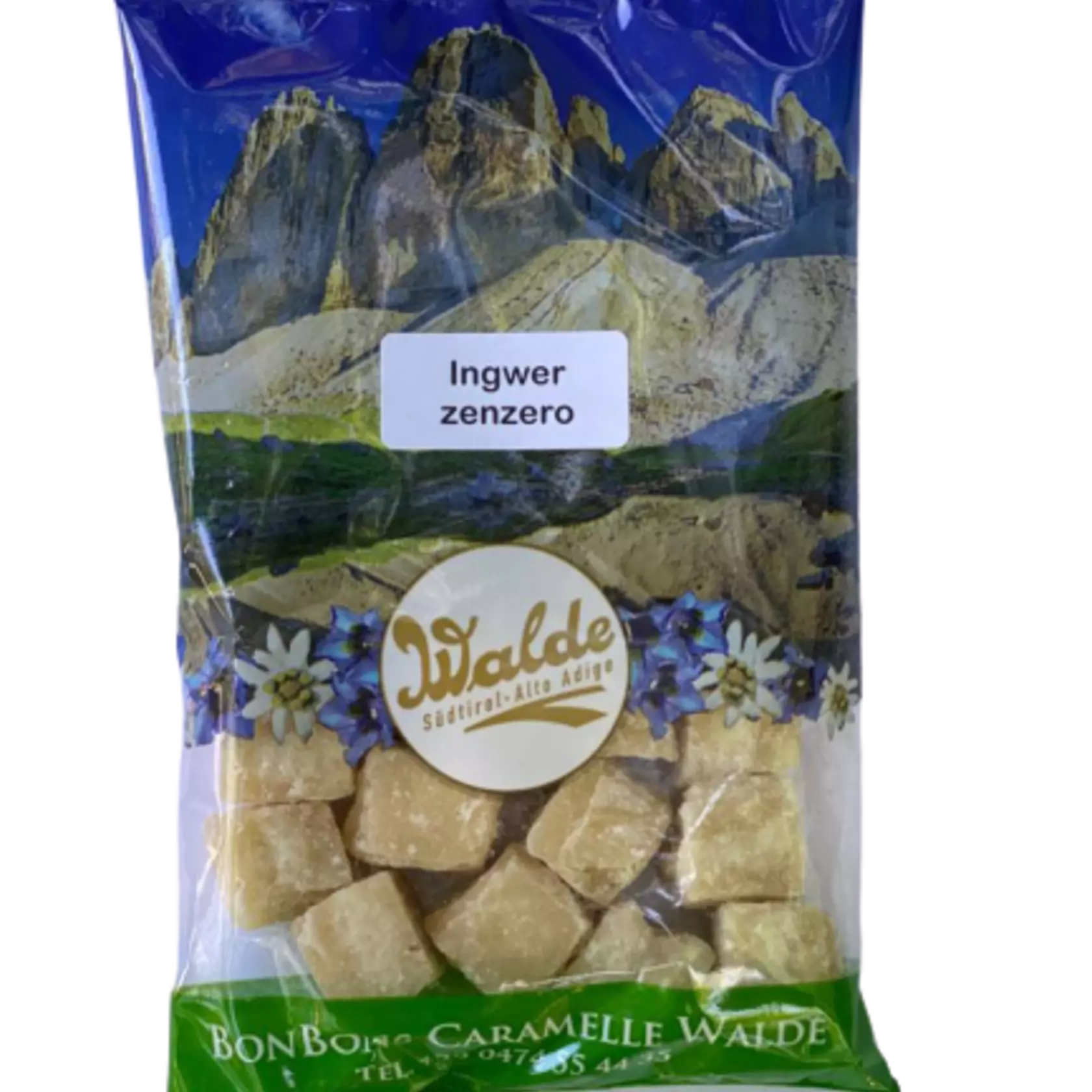 Ingwerwürfel - weiche Bonbons Ingwerwürfel - weiche Bonbons