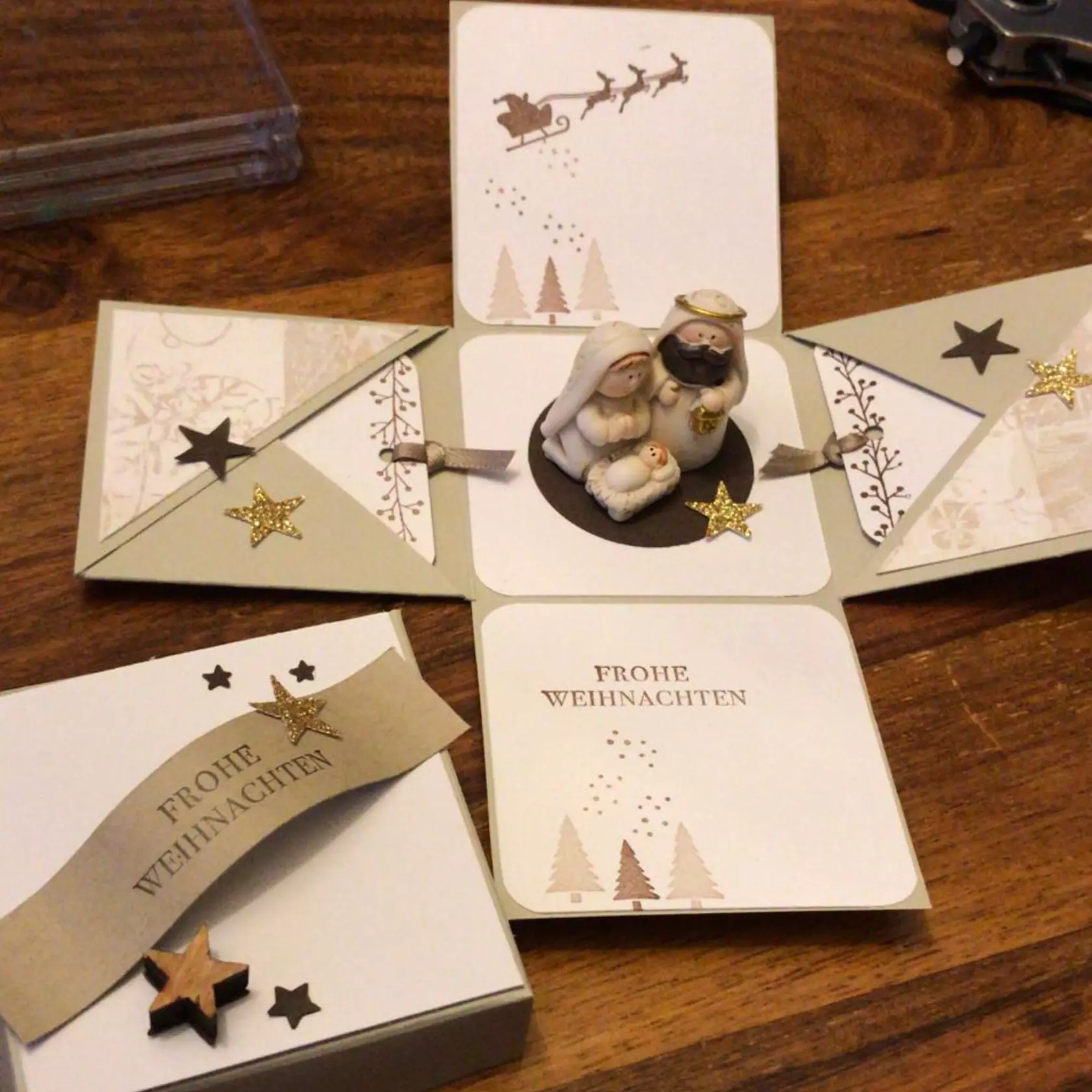 Explosionsbox Weihnachten Explosionsbox Weihnachten
