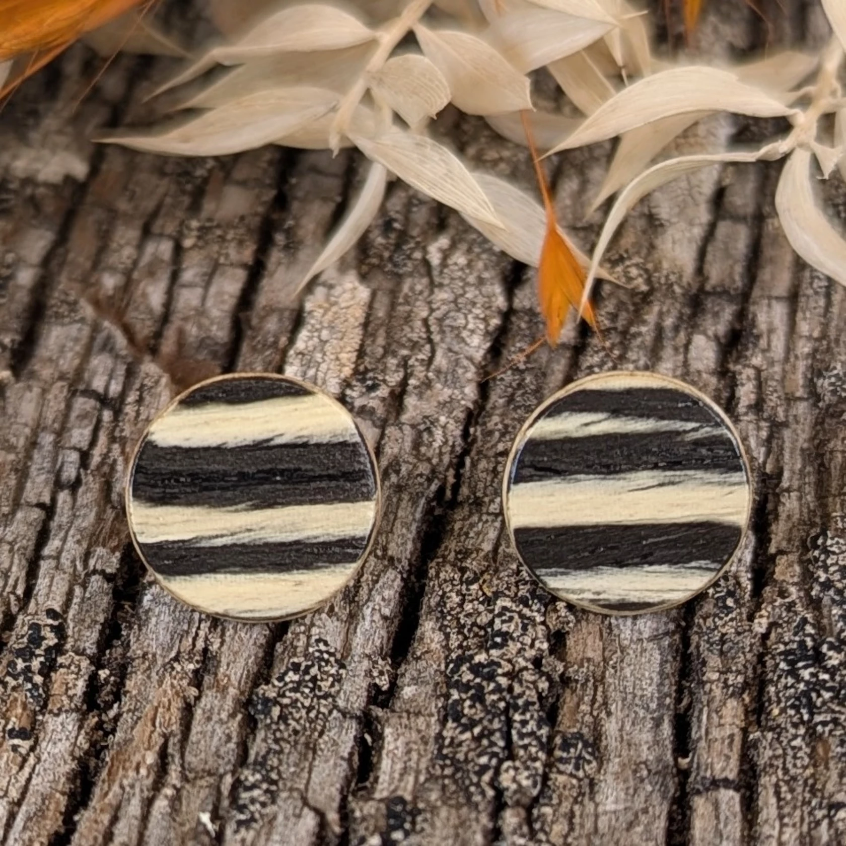 Orecchini "Zebraholz" Orecchini "Zebraholz"