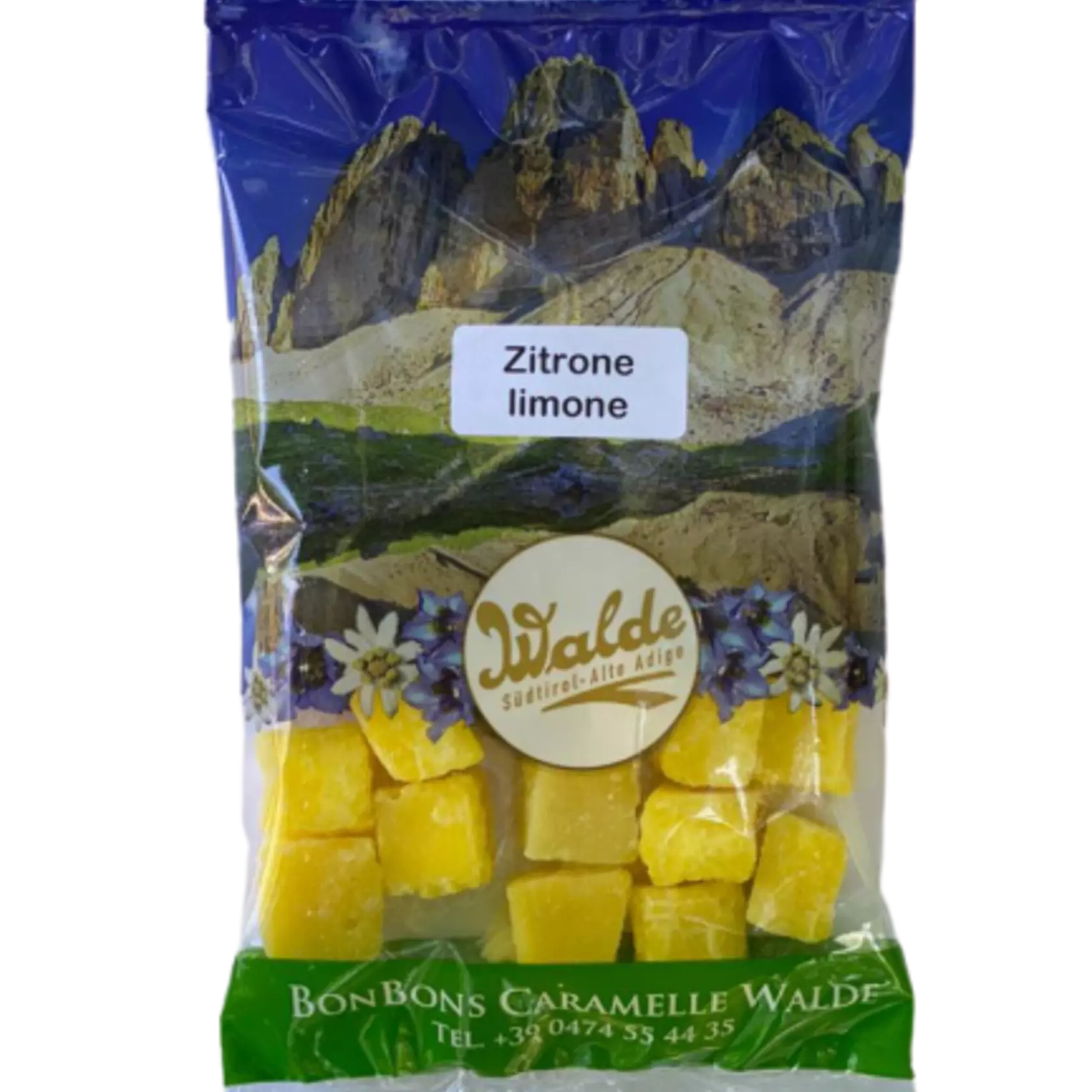 Zitronenwürfel - weiche Bonbons Zitronenwürfel - weiche Bonbons