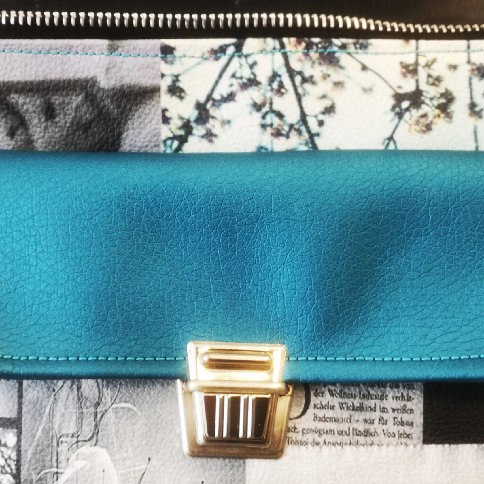 Umhängetasche- Bauchtasche Mod. Fiona petrol