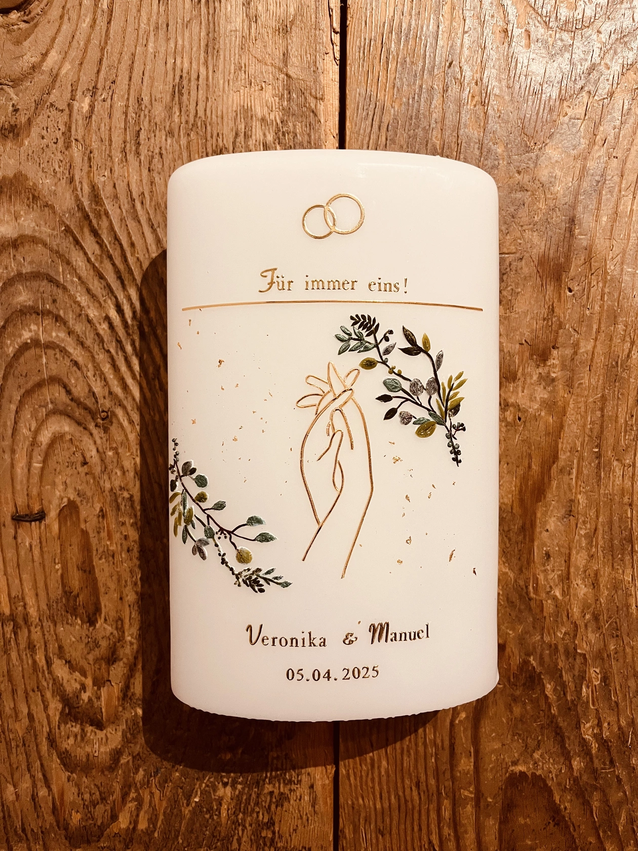 Hochzeitskerze 2 Dochte Hochzeitskerze 2 Dochte