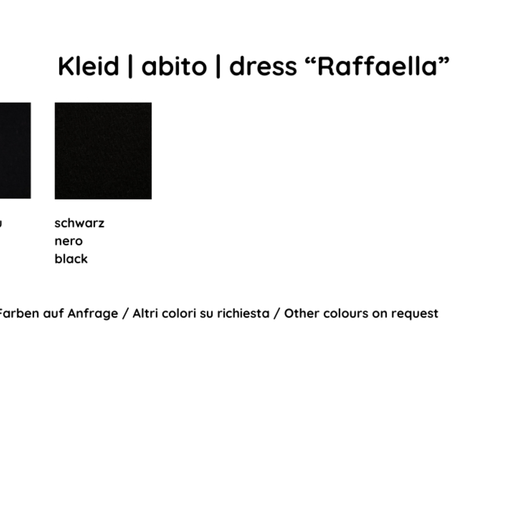 Kleid Raffaella in taffetà