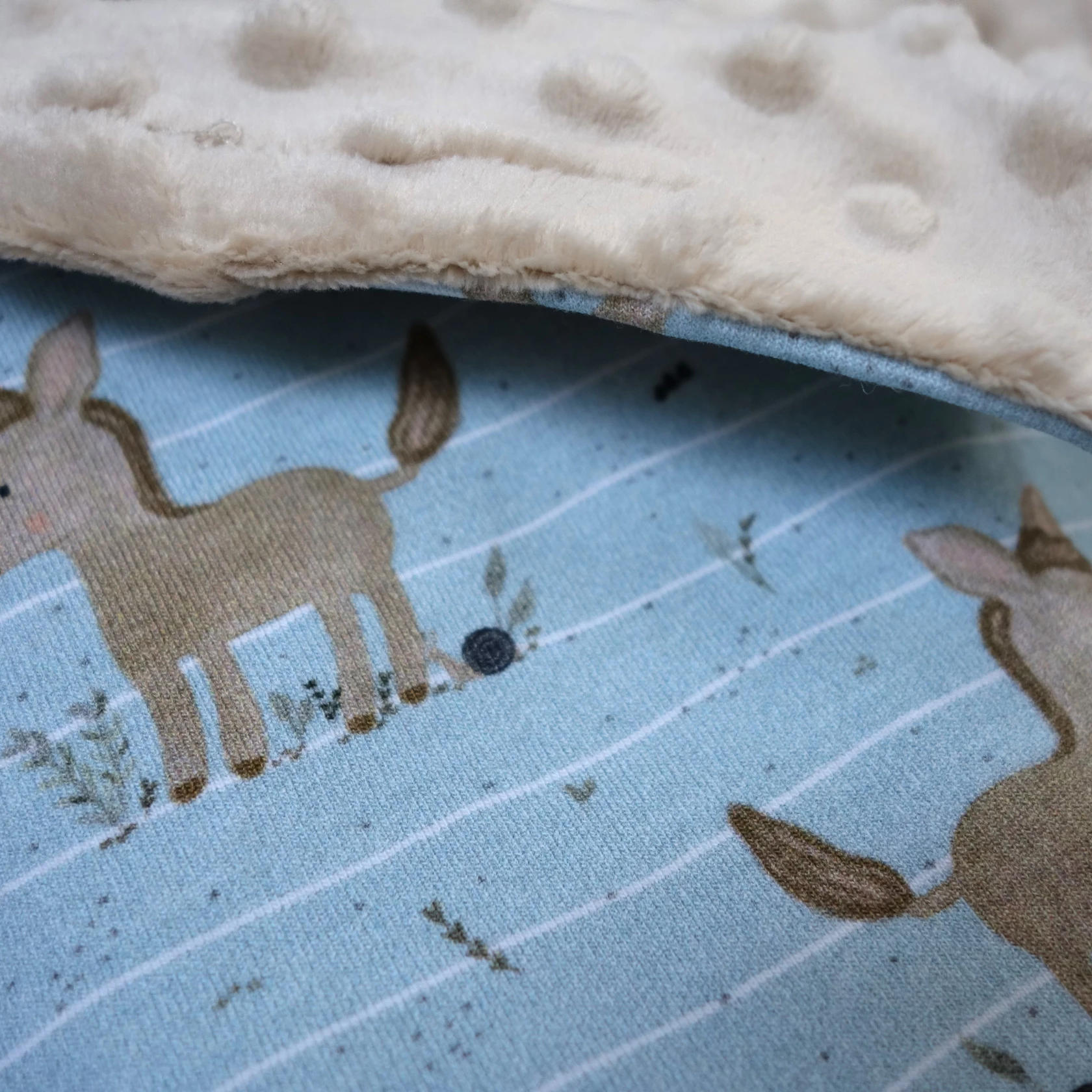 Copertina neonati dolci asinelli/beige Copertina neonati dolci asinelli/beige