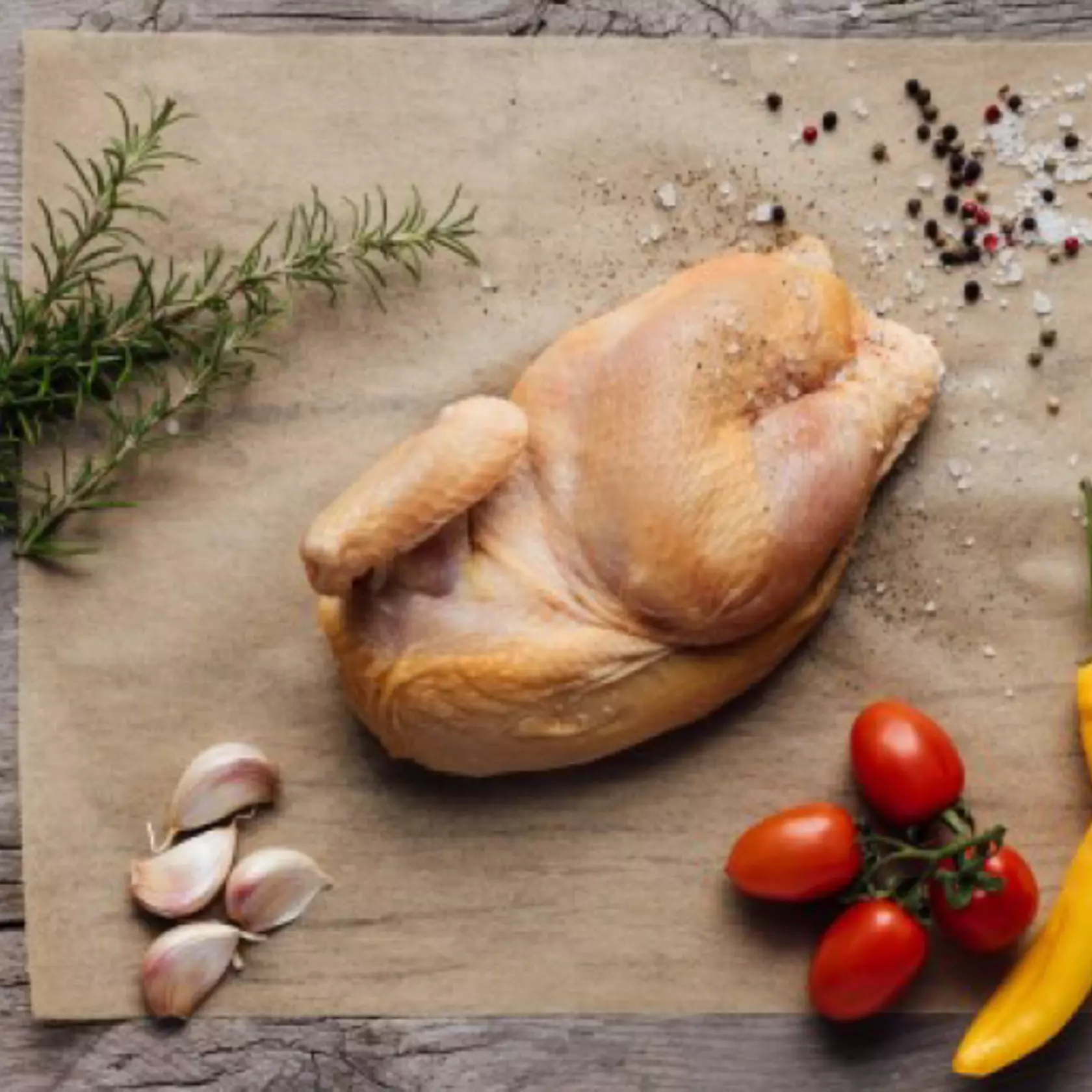 Mezzo pollo biologico dell’Alto Adige Mezzo pollo biologico dell’Alto Adige