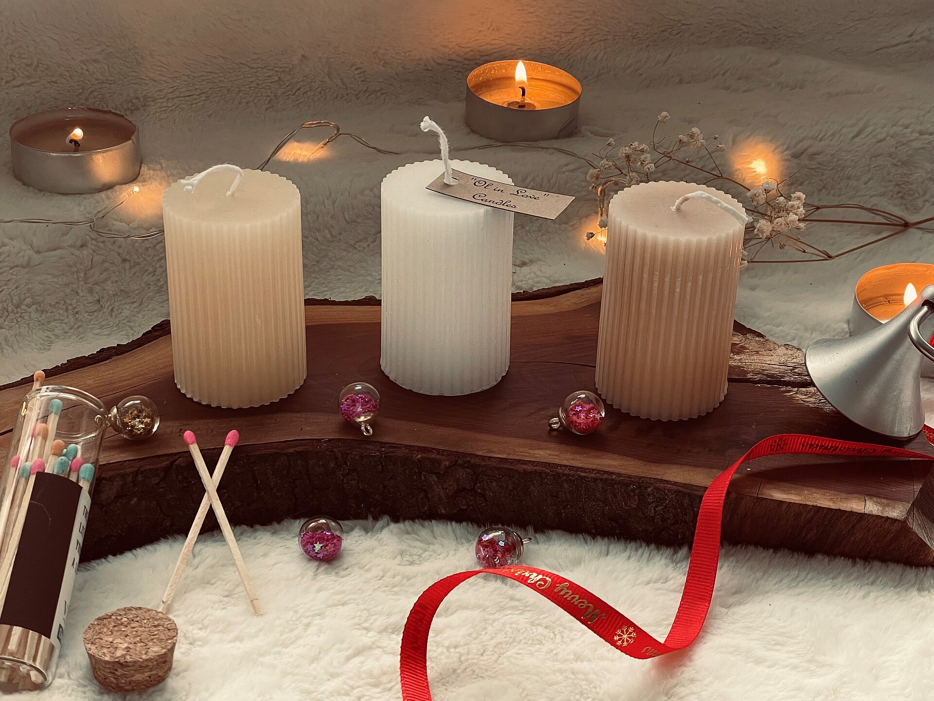 Weihnachtskerzen | ol in love candles